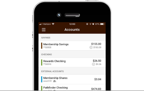 Screenshot of Account Balance